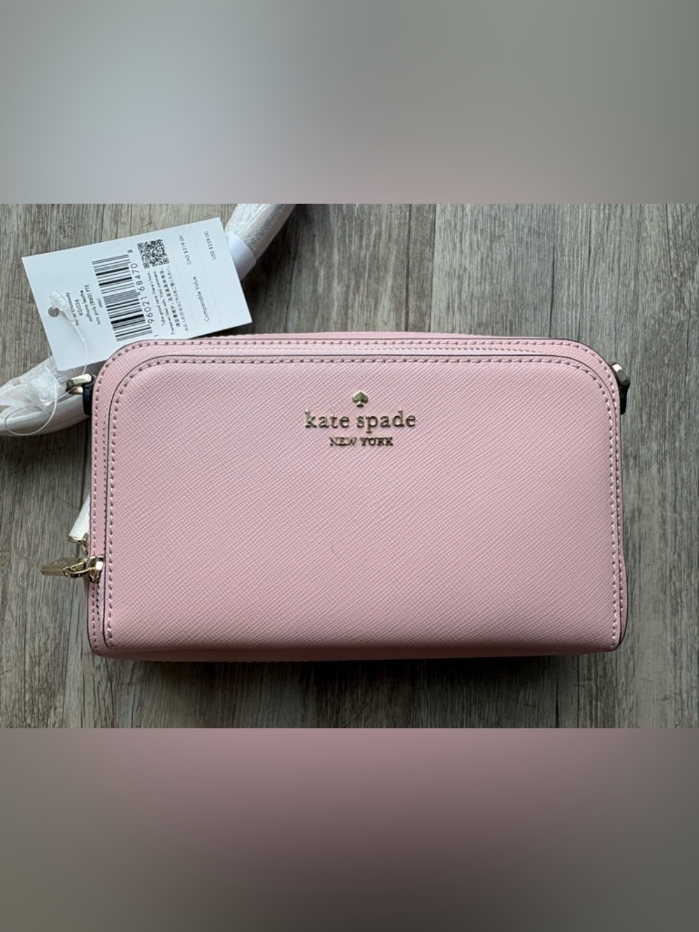 Kate Spade Staci Mini Crossbody Bag Leather,  Tutu Pink, Model: KG036 - Picture 8 of 11